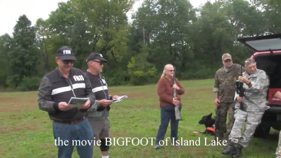 Sept 29 2019 filming Bigfoot of Island Lake the movie